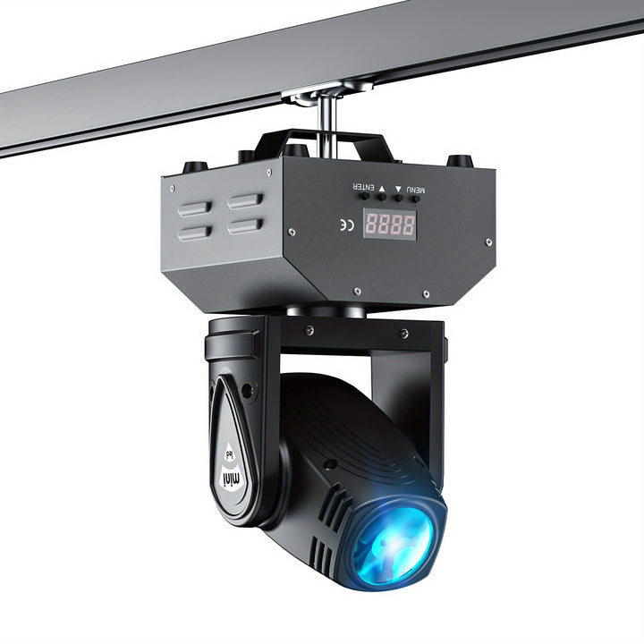 Mini LED RGBW 4in 1 15W Beads 11/13CH Shaking Head Stage Light DMX512 Voice-activated LED Stage Moving Head Lights