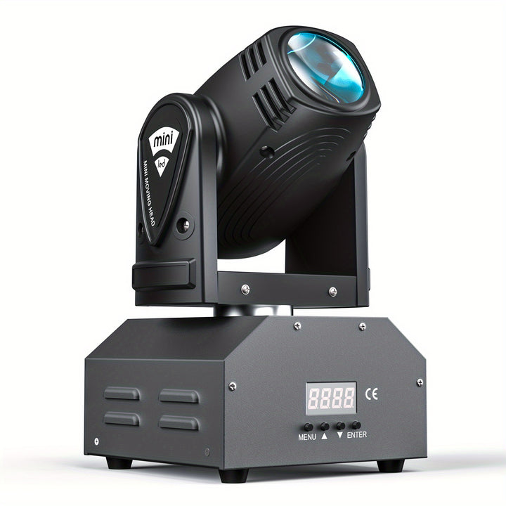 Mini LED RGBW 4in 1 15W Beads 11/13CH Shaking Head Stage Light DMX512 Voice-activated LED Stage Moving Head Lights