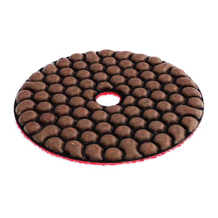 RIJILEI 7 Pieces/Lot 4 Inch /100mm Dry Polishing Pads Granite and Marble or Honeycomb Diamond Flexible Grinding Discs 4GM