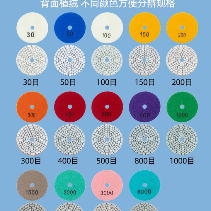 Water Miller Stone Polishing Resin Soft Grinding Disc Marble Granite Terrazzo Cement Floor Tile Trimming Grinding Disc