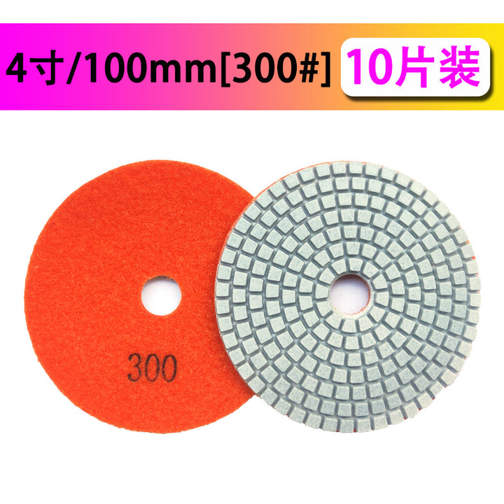 Water Miller Stone Polishing Resin Soft Grinding Disc Marble Granite Terrazzo Cement Floor Tile Trimming Grinding Disc