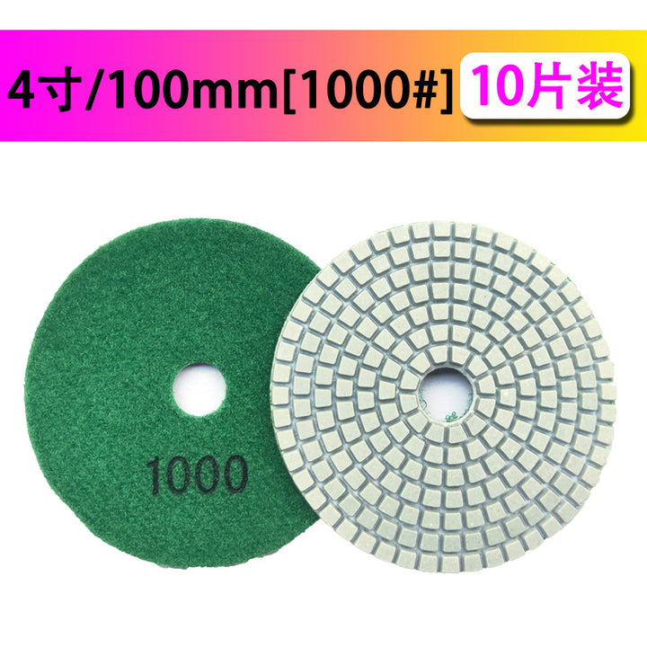 Water Miller Stone Polishing Resin Soft Grinding Disc Marble Granite Terrazzo Cement Floor Tile Trimming Grinding Disc