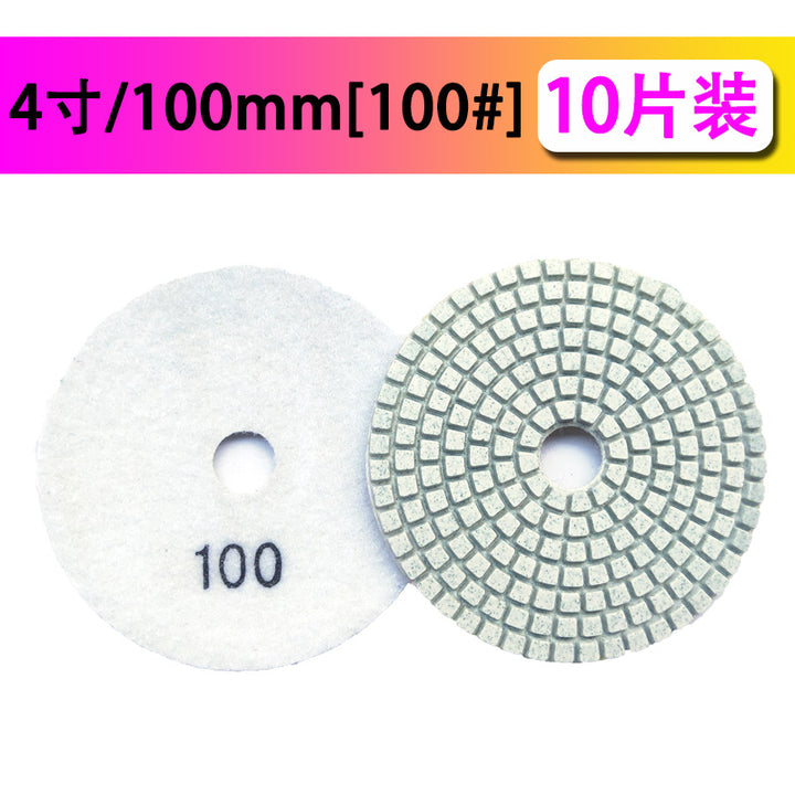 Water Miller Stone Polishing Resin Soft Grinding Disc Marble Granite Terrazzo Cement Floor Tile Trimming Grinding Disc