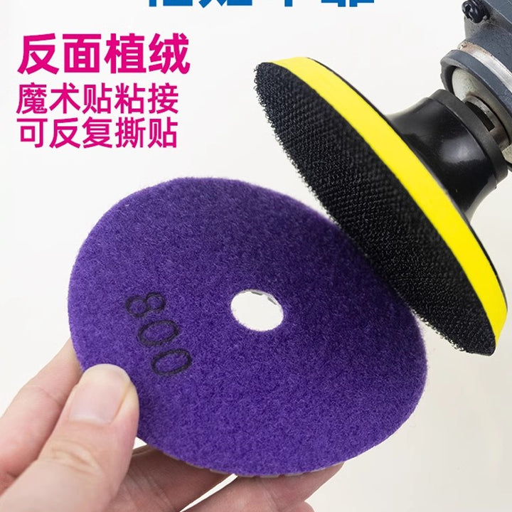 Water Miller Stone Polishing Resin Soft Grinding Disc Marble Granite Terrazzo Cement Floor Tile Trimming Grinding Disc