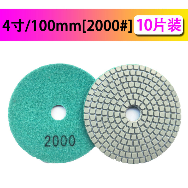 Water Miller Stone Polishing Resin Soft Grinding Disc Marble Granite Terrazzo Cement Floor Tile Trimming Grinding Disc