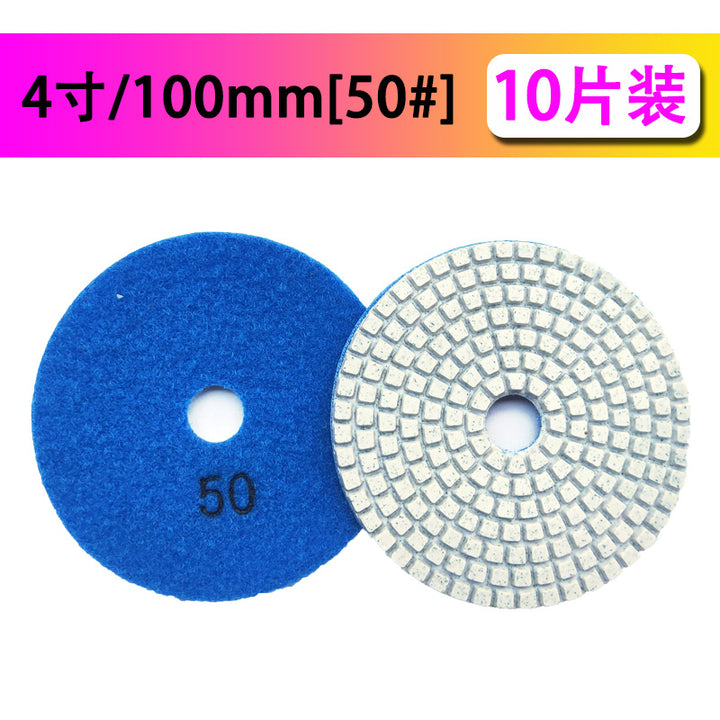 Water Miller Stone Polishing Resin Soft Grinding Disc Marble Granite Terrazzo Cement Floor Tile Trimming Grinding Disc