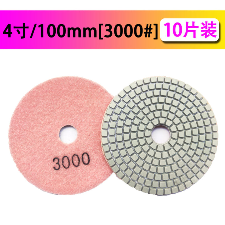 Water Miller Stone Polishing Resin Soft Grinding Disc Marble Granite Terrazzo Cement Floor Tile Trimming Grinding Disc