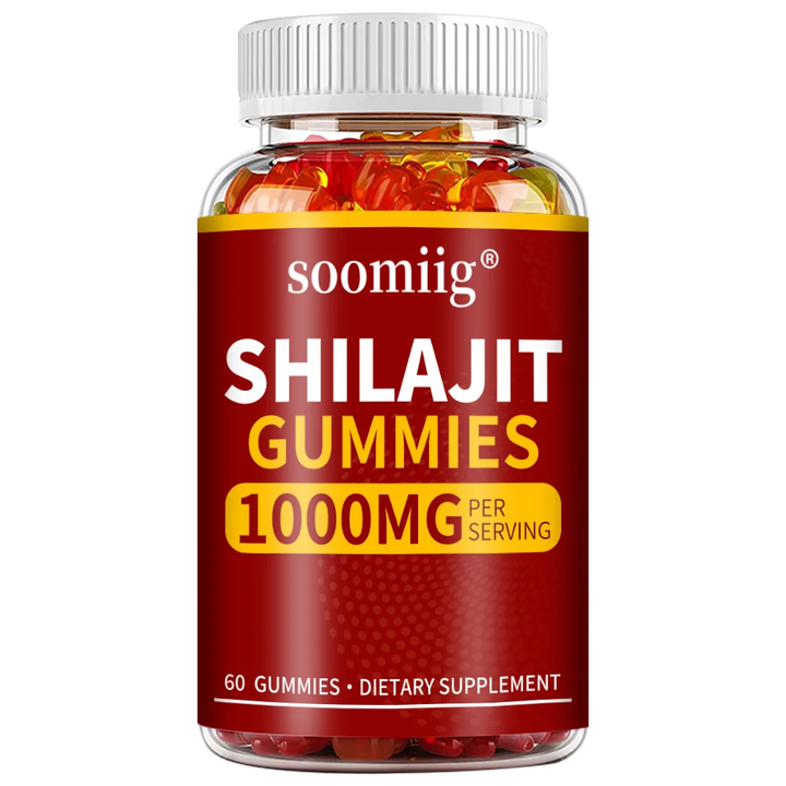 Shilajit Gummies - Stress relief, brain health, balance blood pressure, blood sugar and anti-aging, urinary tract problems.