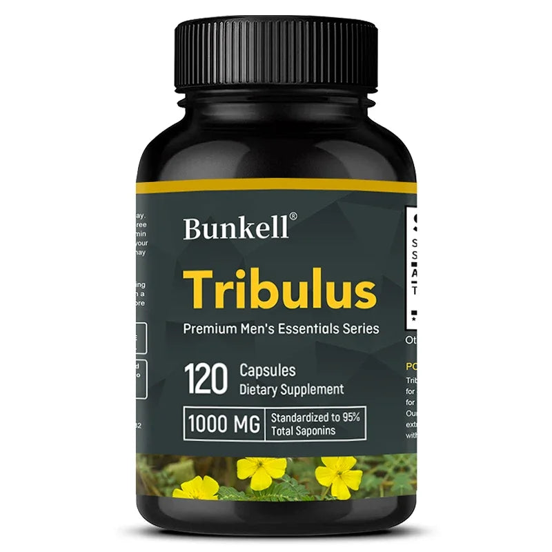 Tribulus Extract 1000 Mg Supplement To Support Muscle Health and Body Energy, Balance Body Strength and Endurance
