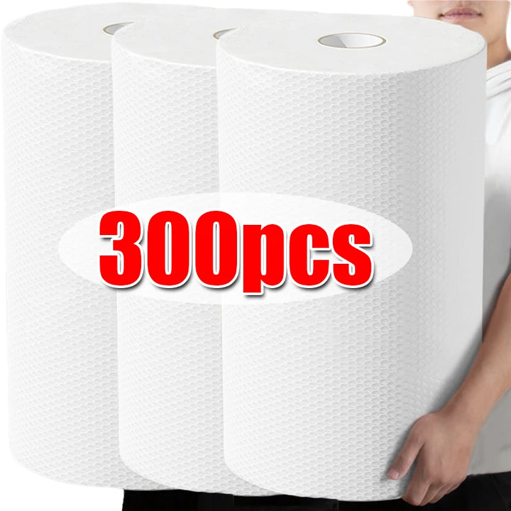Kitchen Disposable Rags Non-Woven Reusable Cleaning Cloths Household Washing Towels Dishcloths Rag Wipes Cloth Cleaner Tools