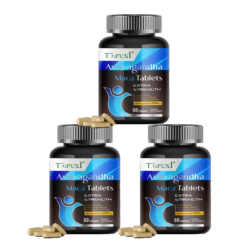 Ultimate Men's Enlargement Complex | 60 Capsules | Ashwagandha | Natural Energy & Stamina Booster | Clinically-Backed Formula