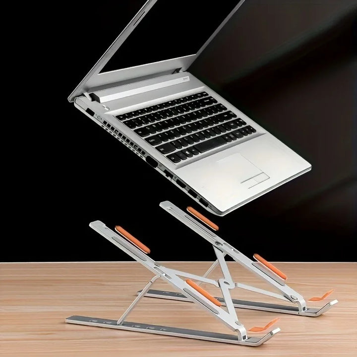 N3 Desktop Portable Aluminum Alloy Laptop Stand Foldable Heightened For iPad Bracket Notebook Metal Cooling Base In Stock