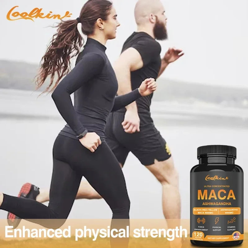 Male Supplement with Ashwagandha and Maca To support Male Libido and Promote Healthy Capsules