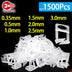 100-1500pcs Ceramic Tile Leveling System Clips Spacers Straps Kit Set For Tile Laying Floor Wall Construction Tools Building