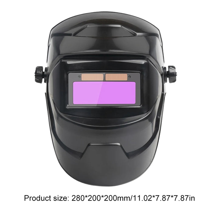 Welding Helmet Solar Power Welding Mask Automatic Dimming Large View True Color High Temperature Resistant Welding Goggles