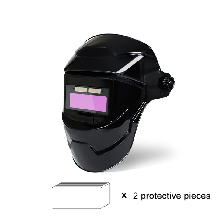 Automatic Welding Helmet Solar Powered Auto Darkening Hood with Adjustable Shade Range 4/9-13 for Mig Tig Arc Welder Mask