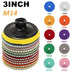 11pcs 3 inch 80mm Diamond Polishing Pads Kit Wet/Dry for Granite Stone Concrete Marble Polishing Use Grinding Discs Set