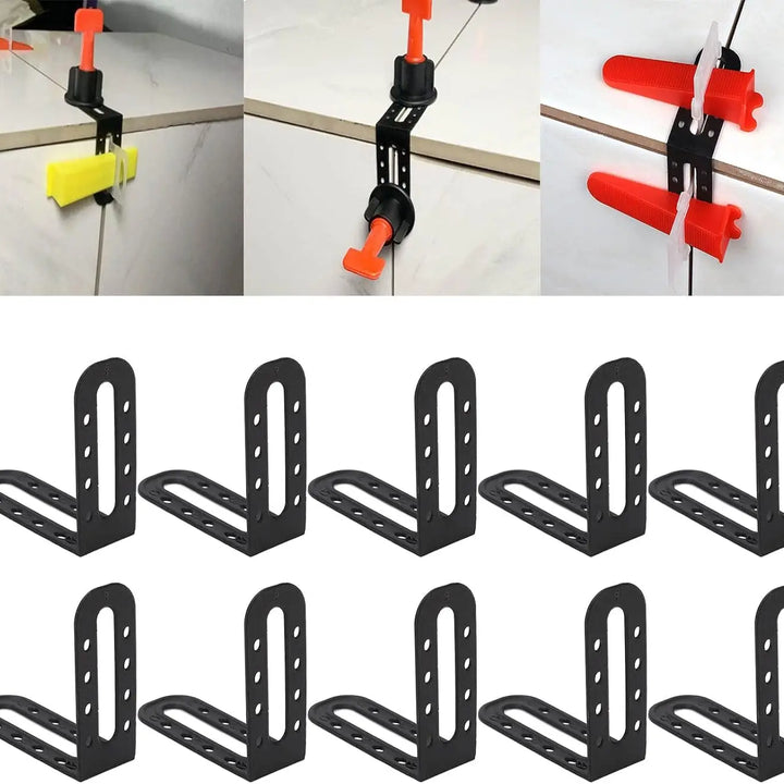 5/50Pcs Professional Tile Angle Leveler Leveling Wall Tile System Tile Height Adjuster Tile Leveling Auxiliary Installation Tool