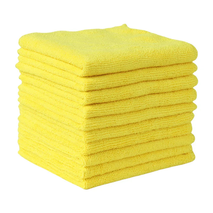 10/5/3/1pcs Thicken Microfiber Car Cleaning Towels Soft Quick Drying Windows Mirrors Wiping Rags Home Double Layer Clean Cloths