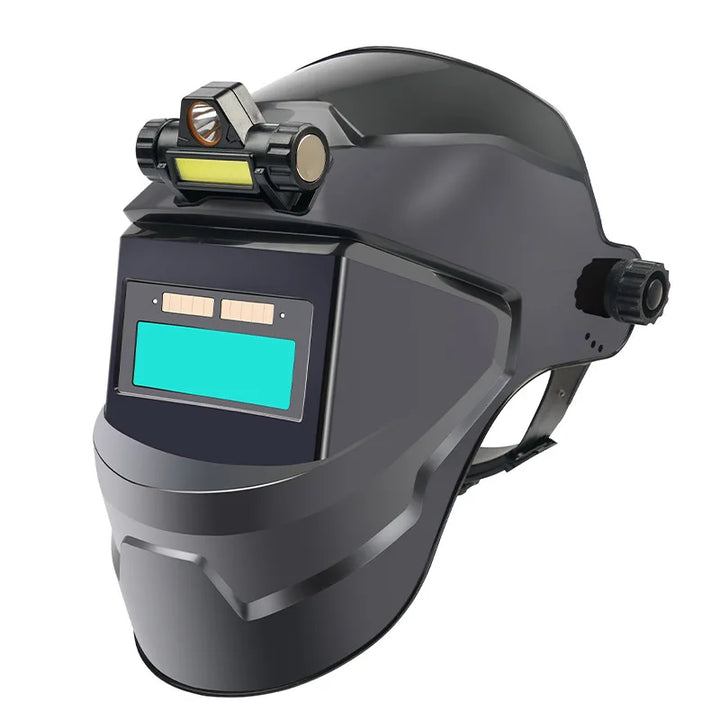Automatic Welding Helmet Solar Powered Auto Darkening Hood with Adjustable Shade Range 4/9-13 for Mig Tig Arc Welder Mask