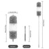 Retractable Duster Stainless Steel Long Handle Dusting Brush Car Household Cleaning Tools Microfiber Dust Chicken Feather