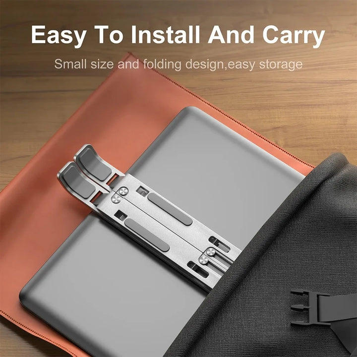 N3 Desktop Portable Aluminum Alloy Laptop Stand Foldable Heightened For iPad Bracket Notebook Metal Cooling Base In Stock
