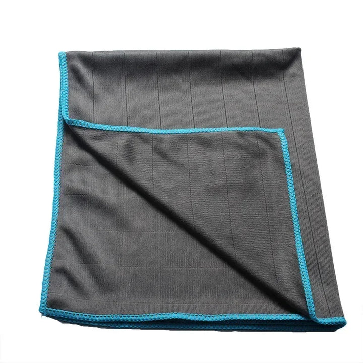 5Pcs Reusable Carbon Microfiber Cleaning Cloth Glass Window Polishing Lint Free Easy Clean Rag for Mirror Kitchen Dish