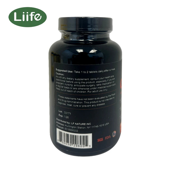 Liife Oyster+Maca-90 Capsules for Vitality,Enhance Performance,Motivation,Strength.For men and women,Made in USA.
