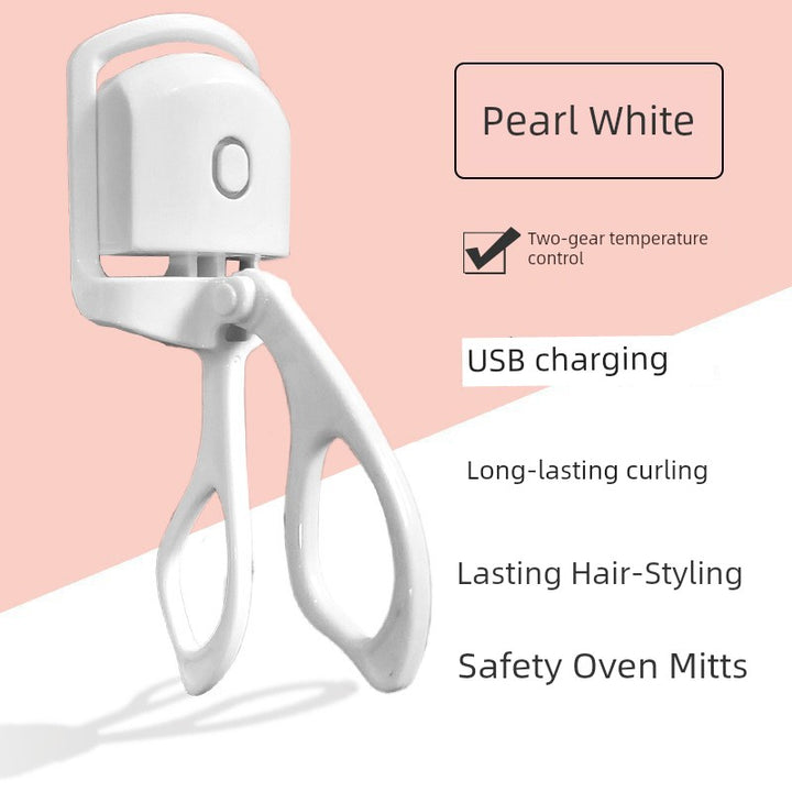 Electric Eyelash Perm Curling Device Electric Heating Eyelash Curler Perm Eyelash Handy Gadget Electric Perm Heating Curly Long Lasting Hair-Styling Wide Angle Clip