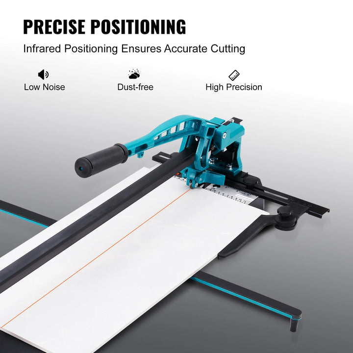 VEVOR Floor Tile Cutter Porcelain Ceramic Tile Cutter With Infrared Positioning Durable Single Rails Tile Cutters fit Beginner