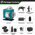 HGLINE 16 Lines 4D Laser Level APP Remote Control Self-Leveling 360° Horizontal Vertical Super Power Green Line Laser Level