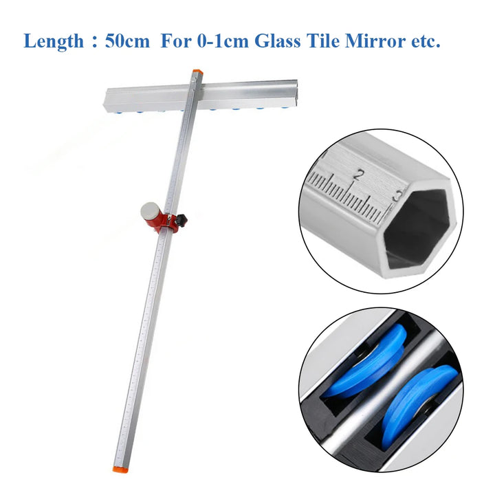 Ceramic and Porcelain Cutter Glass Tile Cutting Tools Floor and Porcelain Cutter Glass Push Knife T-Ype for Construction Tools