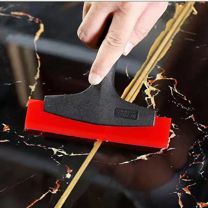 Rubber Squeegee Tile Gap Filling Cleaning Scraper Shovel Grout for Tiling Fixing Car Film Glass Snow Ice Trowel Remover