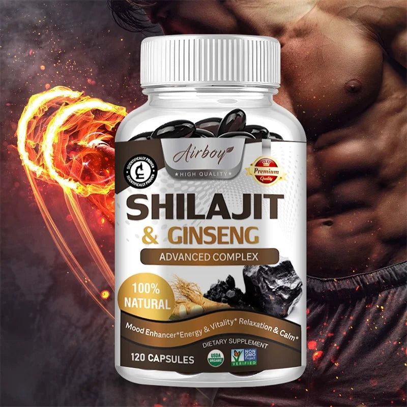 Shilajit - Energy Boost, Enhanced Performance, Promote Heart and Blood Circulation Health
