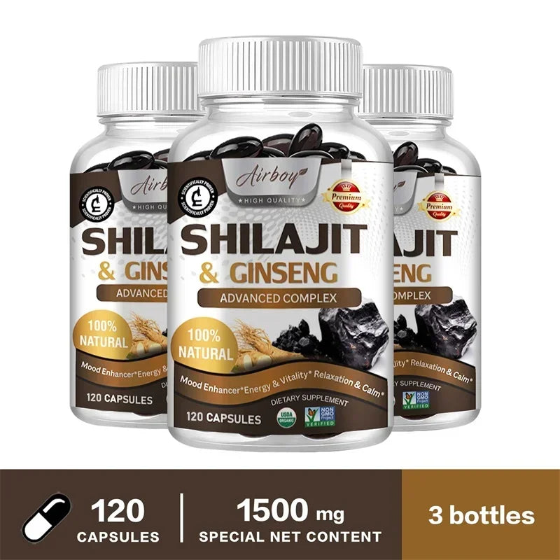 Shilajit - Energy Boost, Enhanced Performance, Promote Heart and Blood Circulation Health