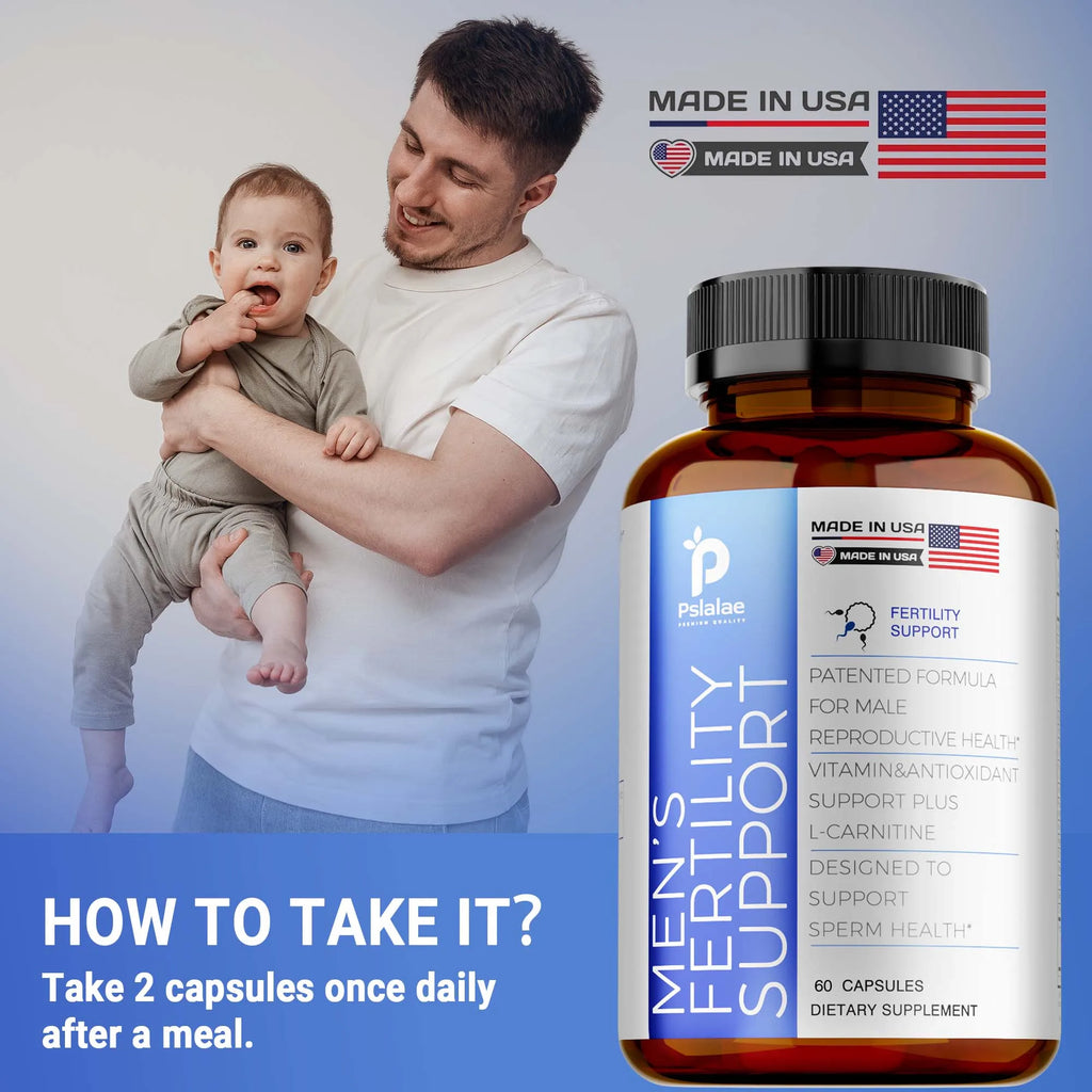 Male Fertility - Maintains Condition, Energy & Endurance, Boosts Strength - 60 Capsules