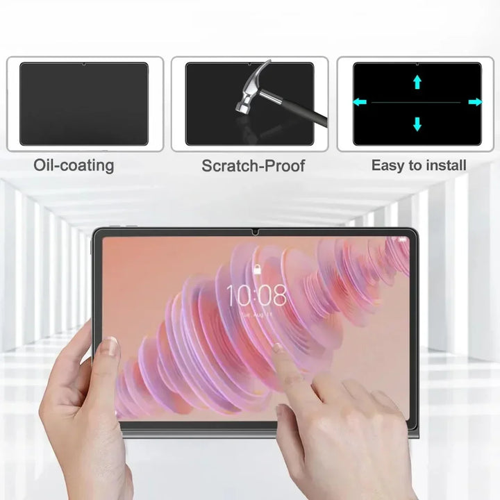 2 Pieces HD Scratch Proof Tempered Glass Screen Protector For Lenovo Tab Plus 11.5 inch 2024 TB351FU Tablet Protective Film