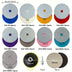 15pcs 100mm 4 Inch Diamond Polishing Pads with M14 Backer Pad Wet/Dry Granite Stone for Concrete Marble Stone