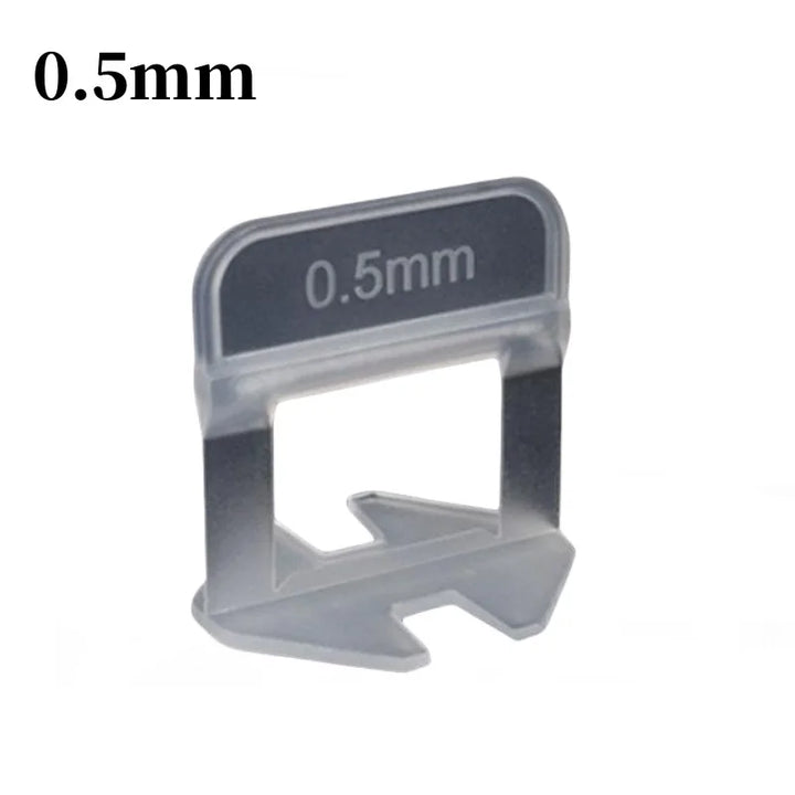 100-800PCS Floor Tile Leveling System Clips Spacers Straps Tile Piler Wadge Ceramic Tile Laying Leveling Construction Tools