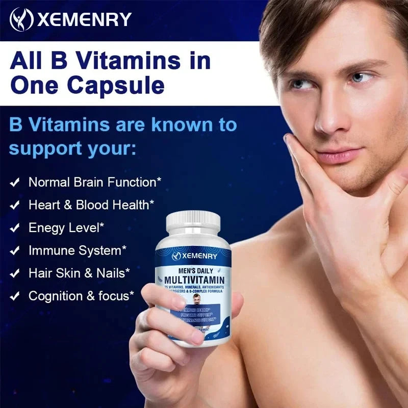 Men's Daily Multivitamin - for Immunity, Energy, Digestion, Skin, and Overall HealthSupplements