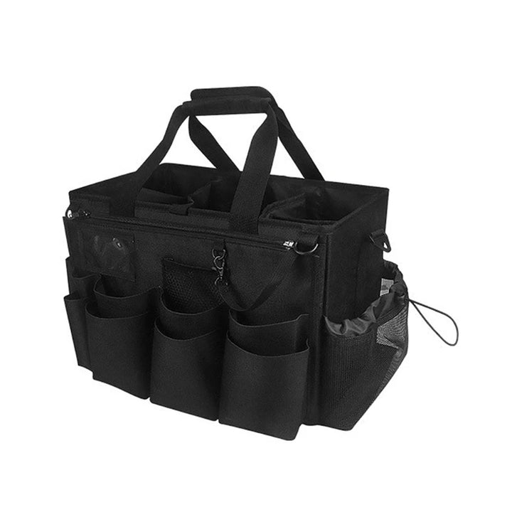 Cleaning Supply Storage Utility Organizers with Compartments, Detailing Bag, Adjustable Shoulder Strap, Home Auto Care