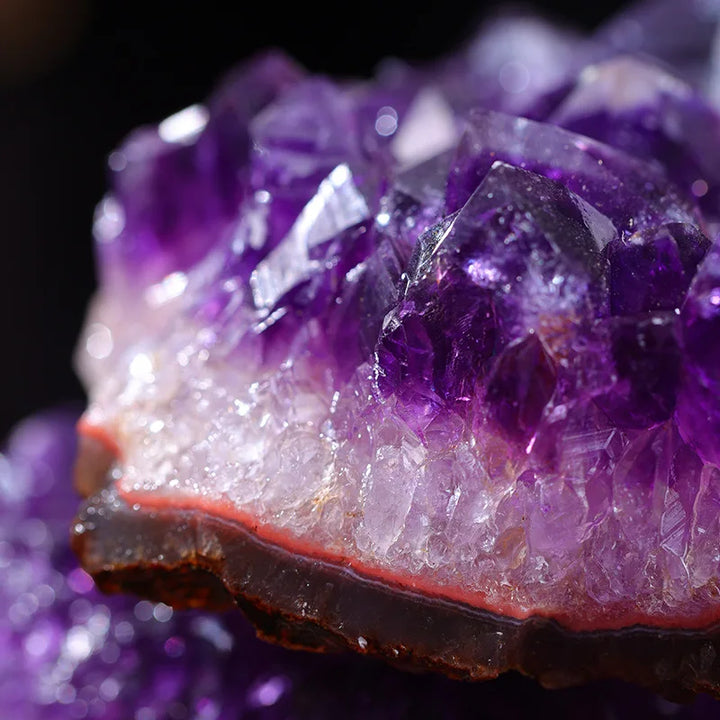 10-40g 1PC Amethyst Geode Natural Crystal Quartz Stone Specimen Mineral Decorative Bulk Irregular Shape Raw Stone Home Decor