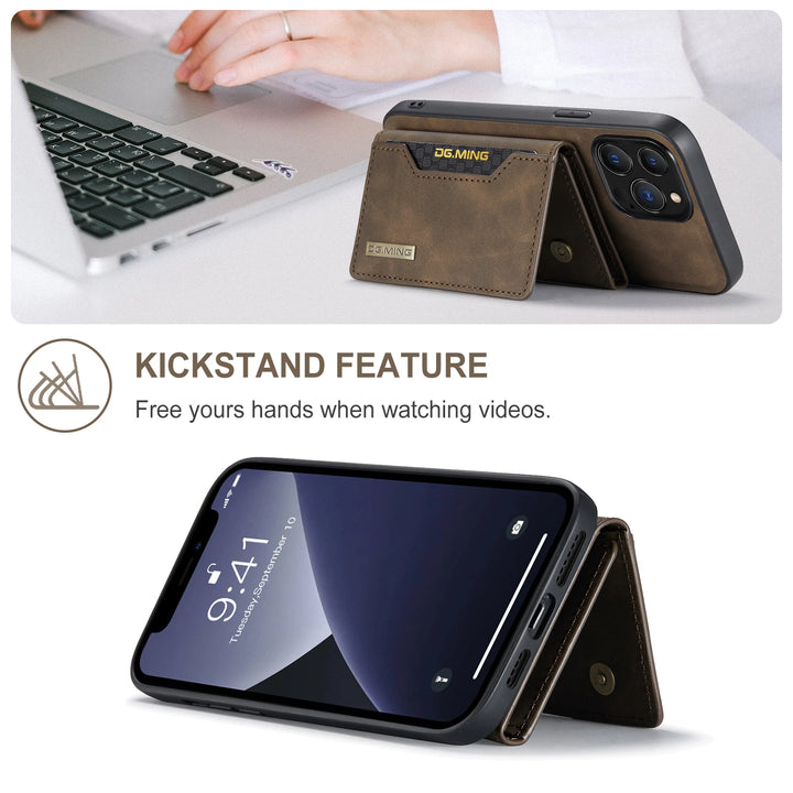 2 in 1 Detachable Back Cover For iPhone 16E 16 15 Plus 14 13 12 11 Pro Max Mini X XS Wallet Case with Card Holder Leather Pocket
