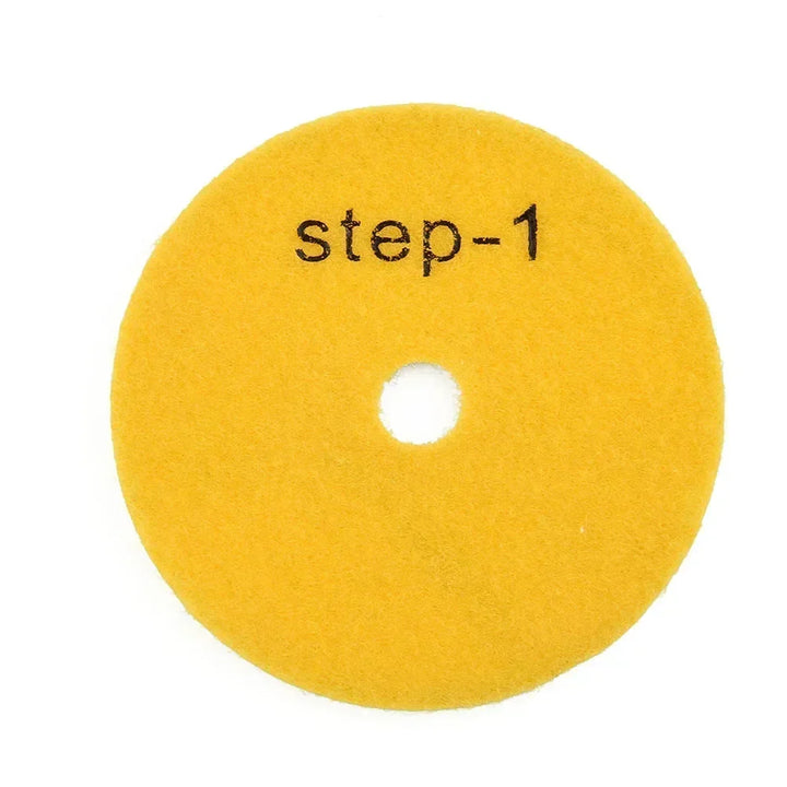 1PC 3 Step Grit Polishing Pads  Wet/Dry Buff Disc Water Grinding Pad  4 Inch 100mm For Polishing Granite Concrete Stone Marble