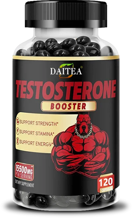 Men's Strength, Energy Booster, Natural Support for Muscle Growth, Stamina & Energy, 120 Capsules