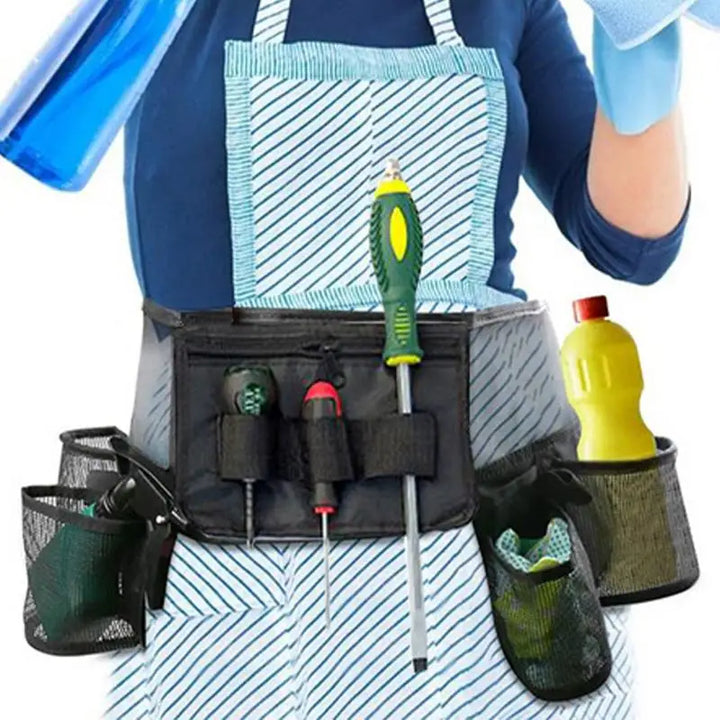 Cleaning Kit Fanny Pack Gardening Tool Waist Bag Waist Apron With Pockets Cleaning Supplies For Housekeeping Cleaning Caddy