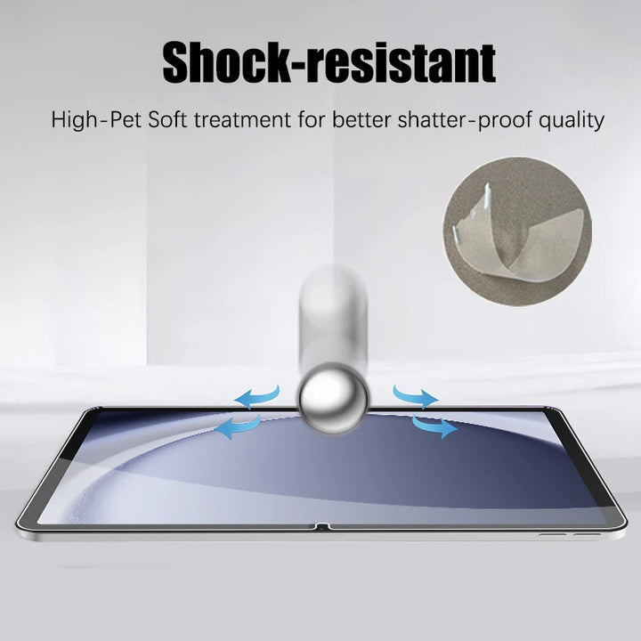 2pcs Screen Protector      For Samsung Galaxy Tab S7 FE S9 FE A9 Plus S6 Lite S7 S8 S9 A8 Plus Protective Clear Film No Glass