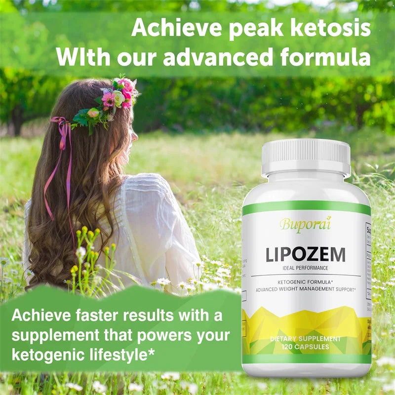 Lipozem Capsules - Digestive Health, Appetite Suppression, Metabolism, Weight Management