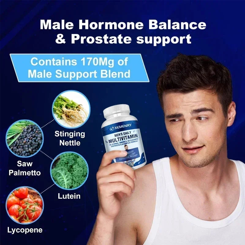 Men's Daily Multivitamin - for Immunity, Energy, Digestion, Skin, and Overall HealthSupplements
