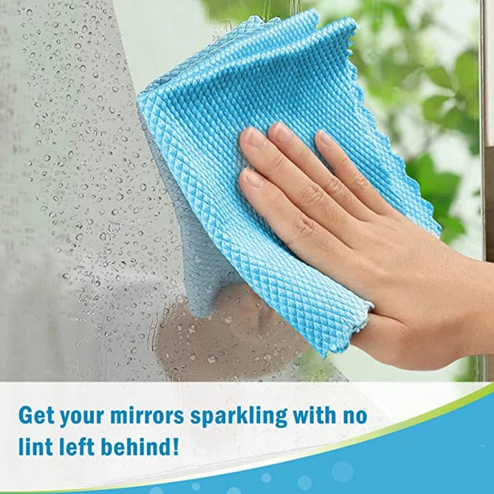 30*40cm Microfiber Cleaning Cloth NanoScale Streak-Free Miracle Scale Wipe Reusable Easy Clean Washing Rags Home Cleaning Tools